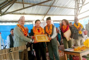 'सम्भव नेपाल'लाई गोरखामा सम्मान